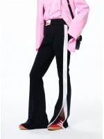 韓國MARDI MERCREDI - TRACK FLARE PANTS (BLACK)
