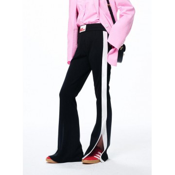 韓國MARDI MERCREDI - TRACK FLARE PANTS (BLACK)