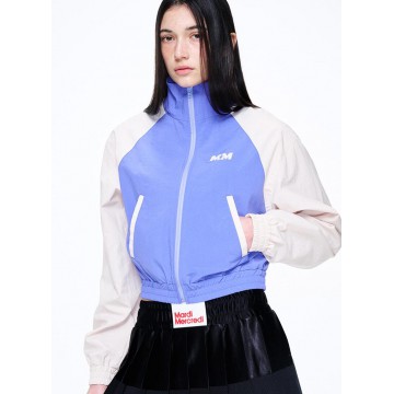 韓國MARDI MERCREDI - WINDBREAKER ZIP UP RAINBOW (PURPLE CREAM)