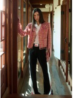 韓國MARDI MERCREDI - TWEED JACKET PRINTEMPS (PINK)