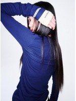 韓國MARDI MERCREDI - DOUBLE LAYERED TOP (NAVY YELLOW)