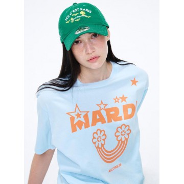 韓國MARDI MERCREDI - TSHIRT RAINBOW (SKY ORANGE)