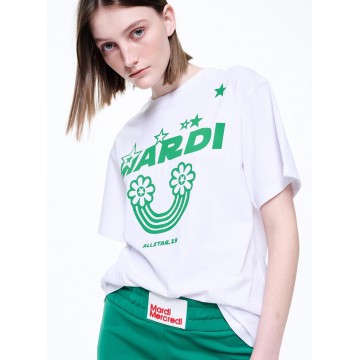 韓國MARDI MERCREDI - TSHIRT RAINBOW (WHITE GREEN)