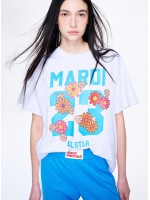 韓國MARDI MERCREDI - TSHIRT NUMERO 23 (HEATHER SKY)