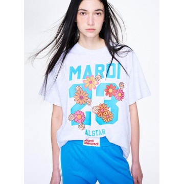 韓國MARDI MERCREDI - TSHIRT NUMERO 23 (HEATHER SKY)