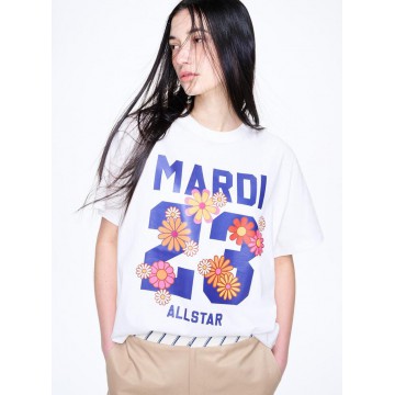 韓國MARDI MERCREDI - TSHIRT NUMERO 23 (IVORY NAVY)