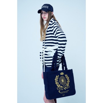 韓國MARDIMERCREDI ACTIF - TERRY TOTE BAG (NAVY GOLD)