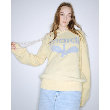 韓國MARDI MERCREDI - CASHMERE BLENDED PULLOVER BLOOMMARDI (LEMON SKY)