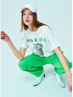 韓國MARDIMERCREDI - TSHIRT BIG APPLE_IVORY
