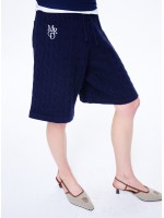 韓國MARDI MERCREDI - CABLE BERMUDA MRCD_NAVY WHITE