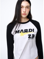 韓國MARDI MERCREDI - TSHIRT RAGLAN ALLSTAR 23_WHITE
