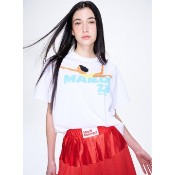 韓國MARDI MERCREDI -  TSHIRT SWIMMER_WHITE