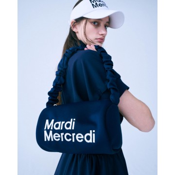 韓國MARDIMERCREDI - NEOPRENE SHOULDER BAG CYLINDER_NAVY IVORY