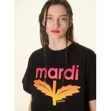 韓國MARDI MERCREDI - TSHIRT BLOOMMARDI GRADATION_BLACK PINK