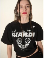 韓國MARDI MERCREDI -  TSHIRT RAINBOW CRACK_BLACK WHITE