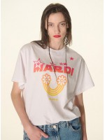 韓國MARDI MERCREDI - TSHIRT RAINBOW GRADATION_WHITE PINK