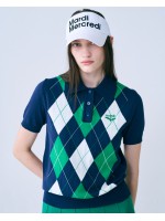 韓國MARDIMERCREDI - ARGYLE KNIT PIQUET_NAVY GREEN