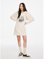 韓國MARDIMERCREDI - TERRY MINI SLEEVELESS DRESS BON VOYAGE_IVORY NAVY