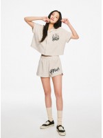 韓國MARDIMERCREDI - TERRY SHORTS_OATMEAL BLACK