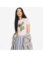 韓國MARDIMERCREDI - CROPPED TSHIRT ORANGE BLOSSOM_WHITE