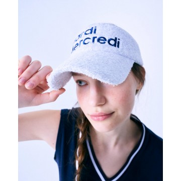 韓國MARDIMERCREDI - TERRY SUN VISOR_HEATHER NAVY
