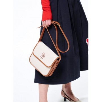 韓國MARDI MERCREDI - SATCHEL BAG MRCD_IVORY TAN