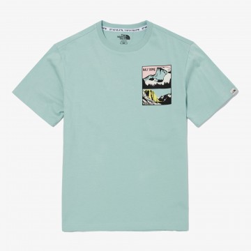 THE NORTH FACE - GREEN CLIFF S/S R/TEE (TEA)